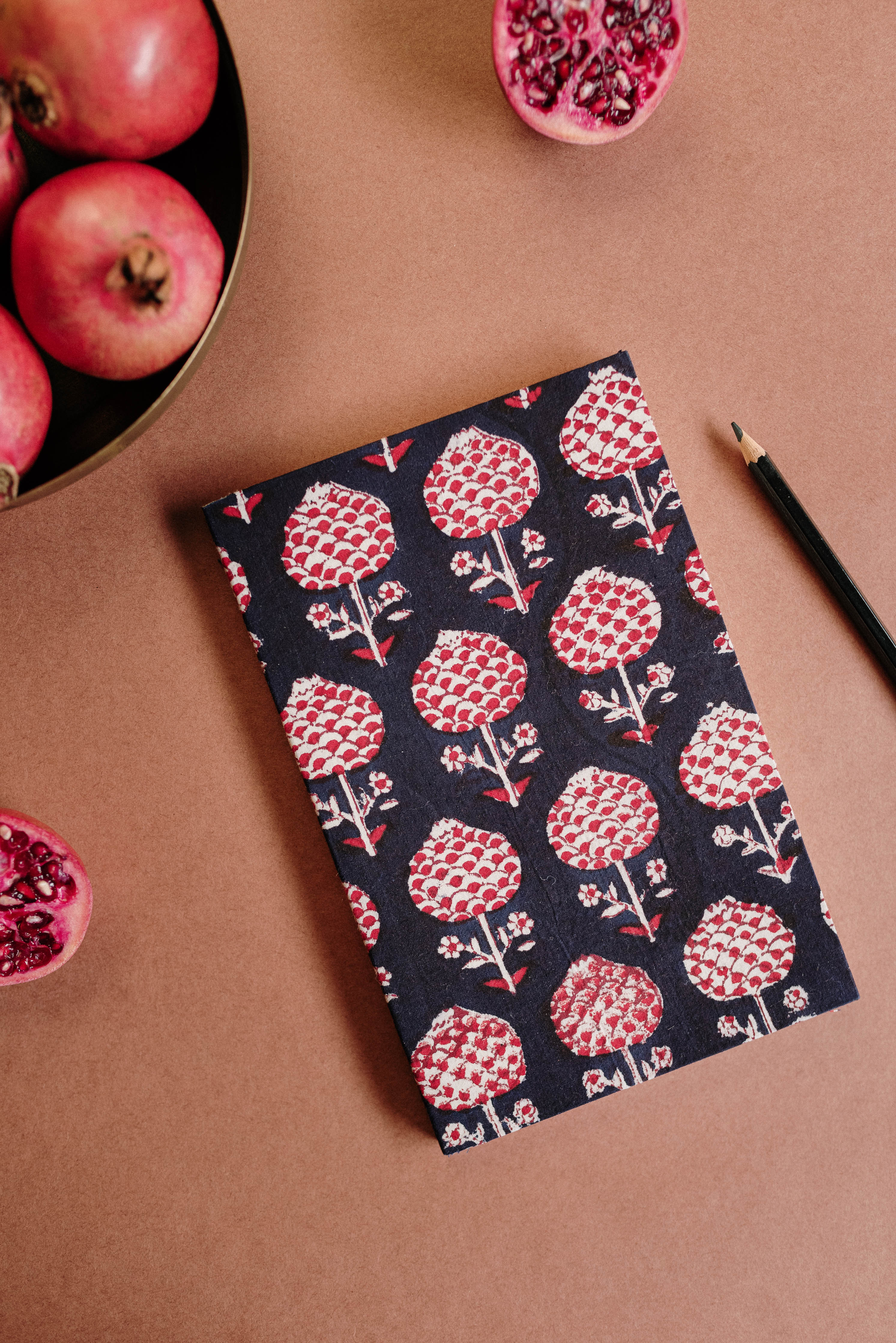 Indigo Red Bouti Journal
