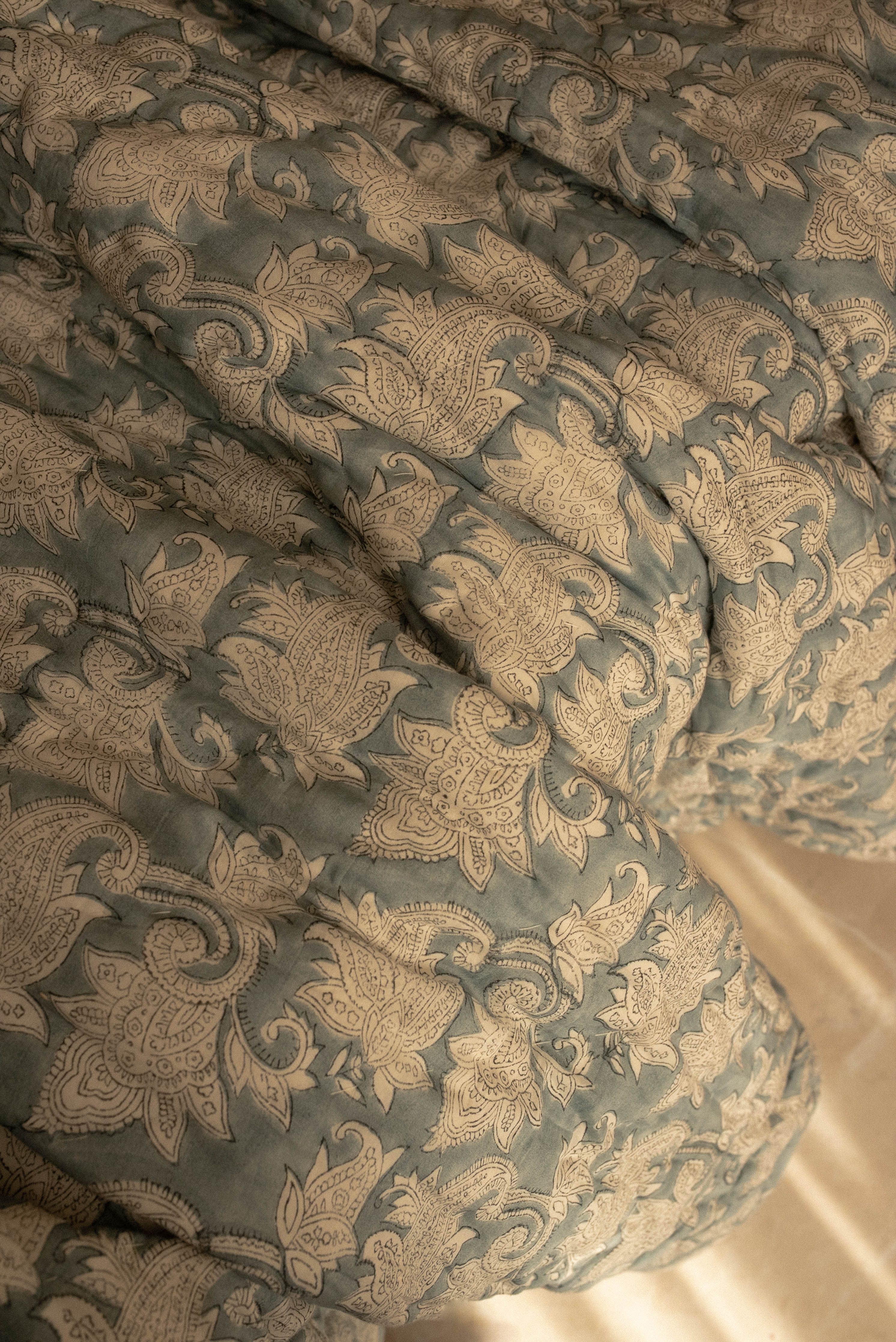 Mogra Block Printed Quilt