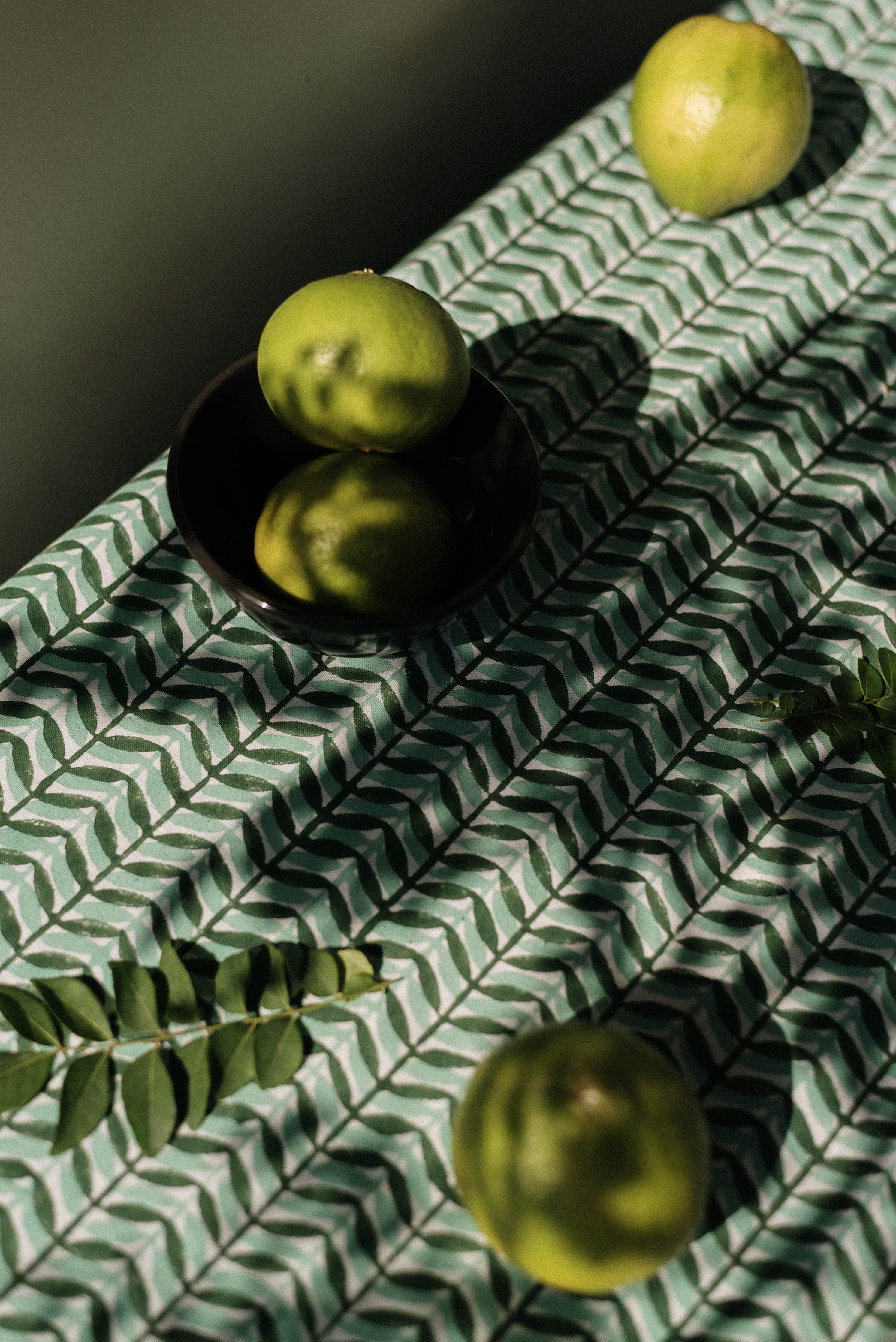 Karri Blockprinted Tablecloth
