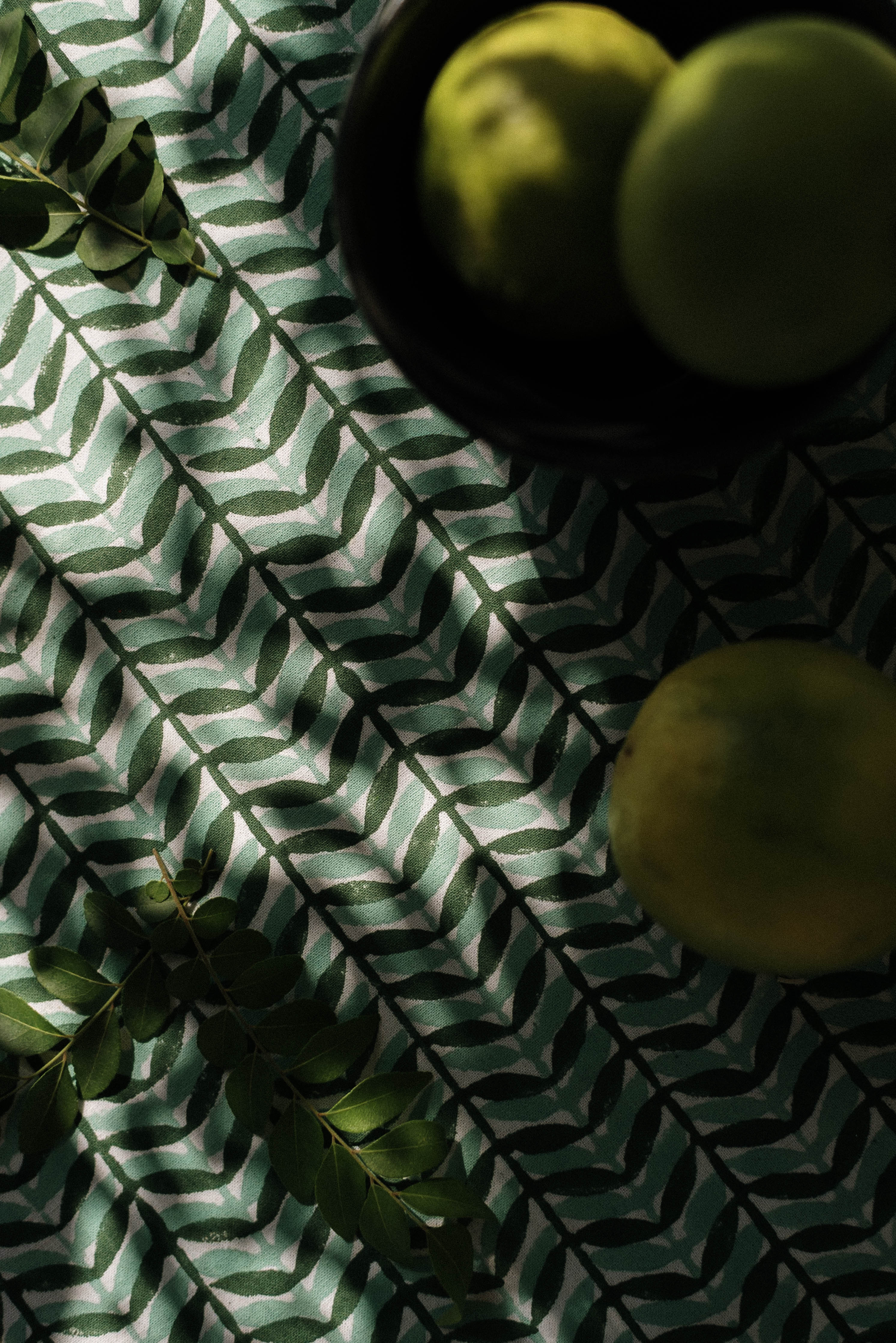 Karri Blockprinted Tablecloth