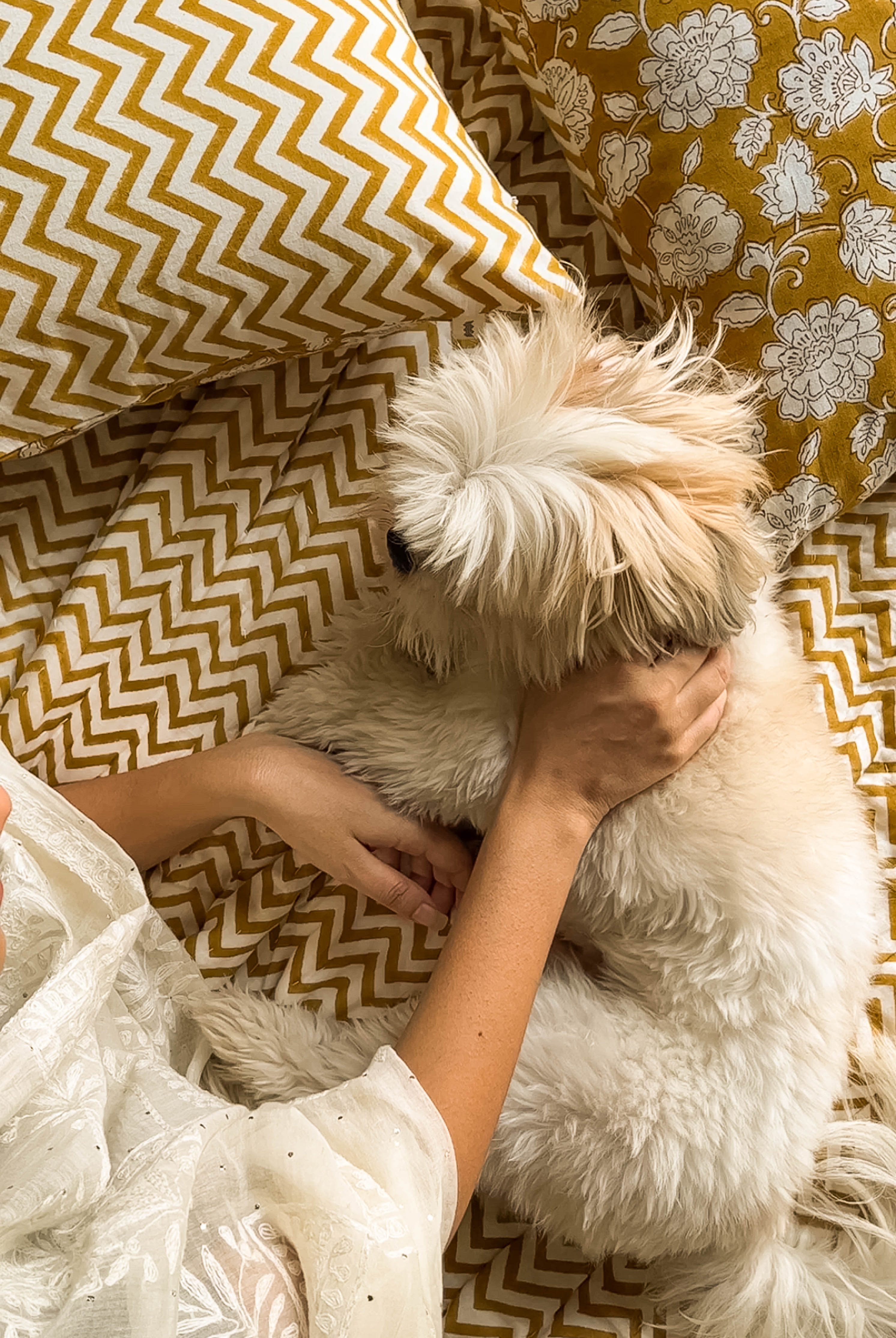 Lyla Block Printed Cushion Cover