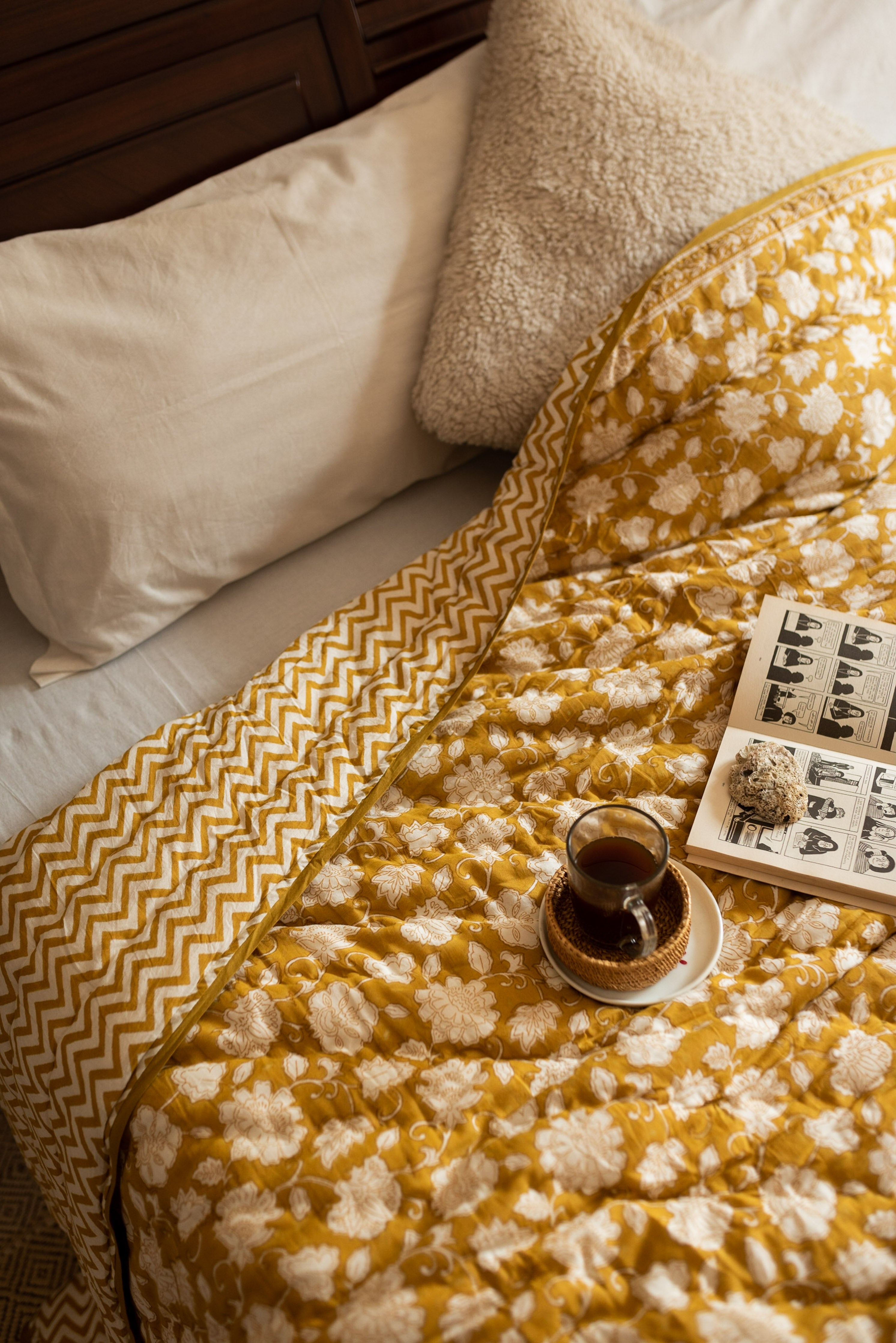 Lyla Block Printed Quilt