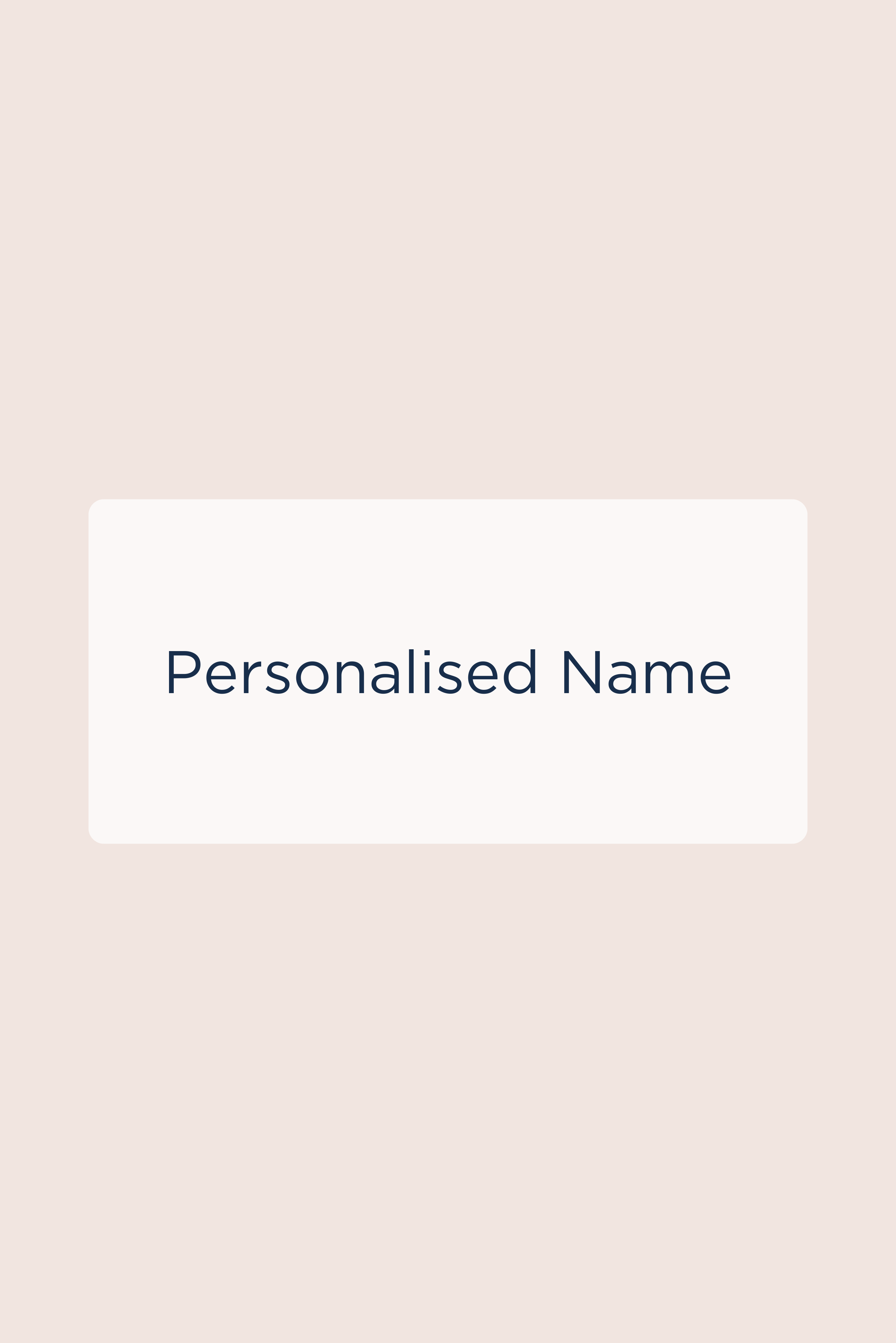 Personalisation