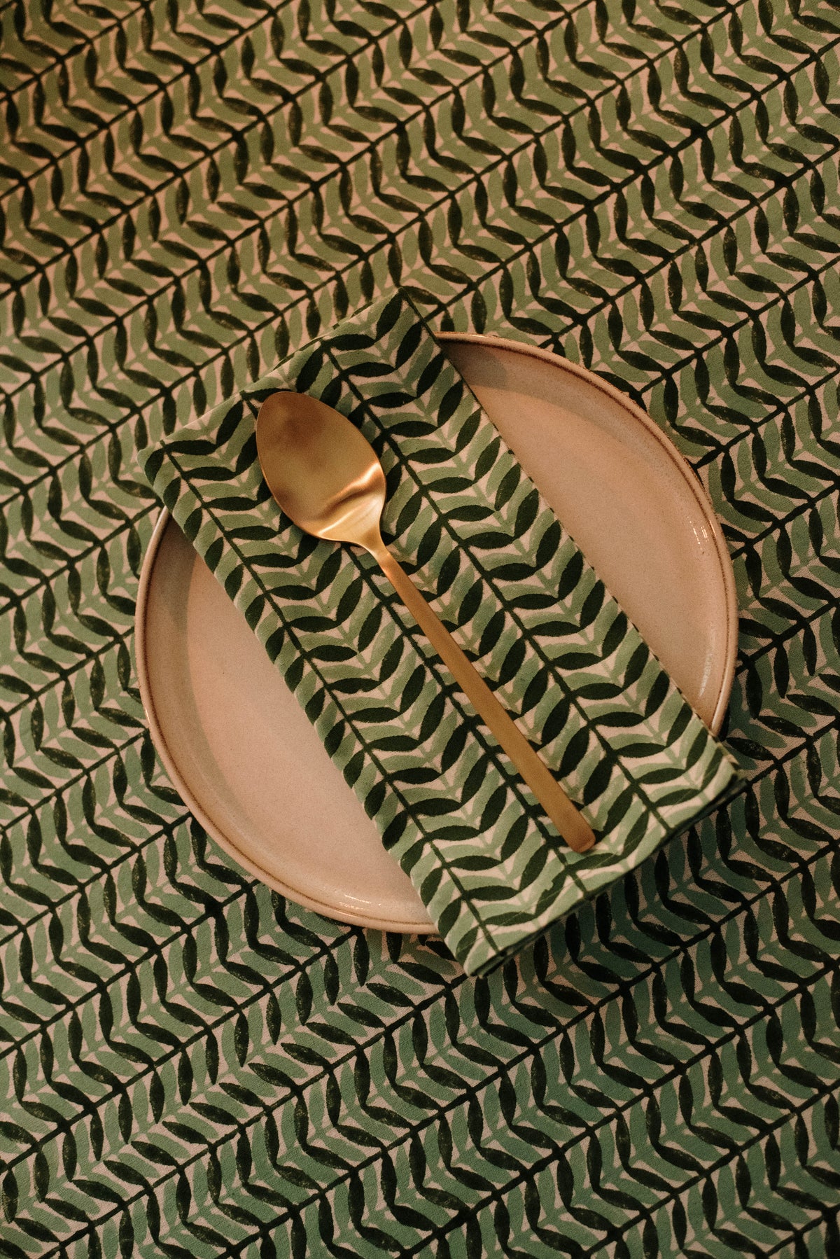 Karri Blockprinted Napkin Set