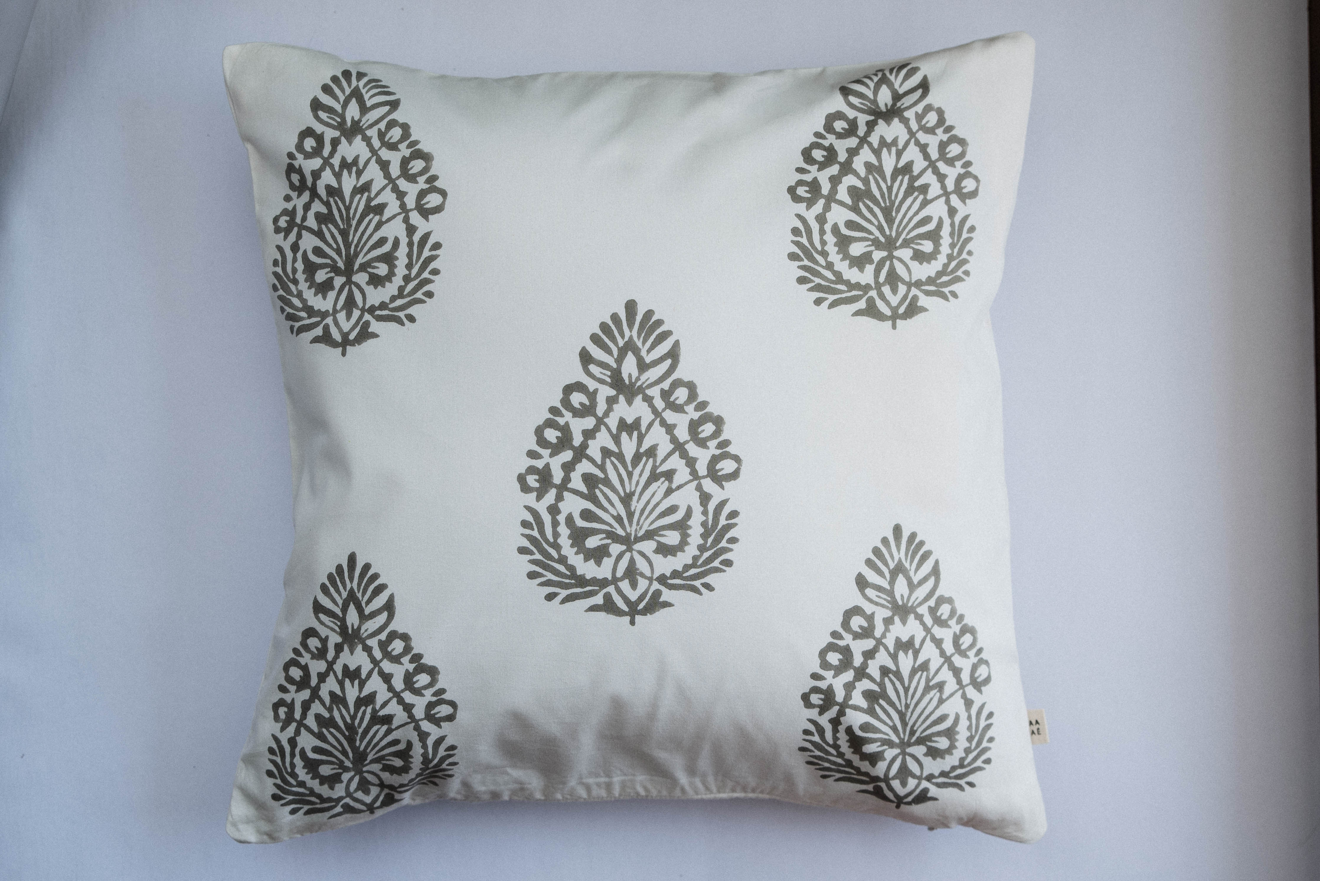Aboli Block Printed Cushion Cover