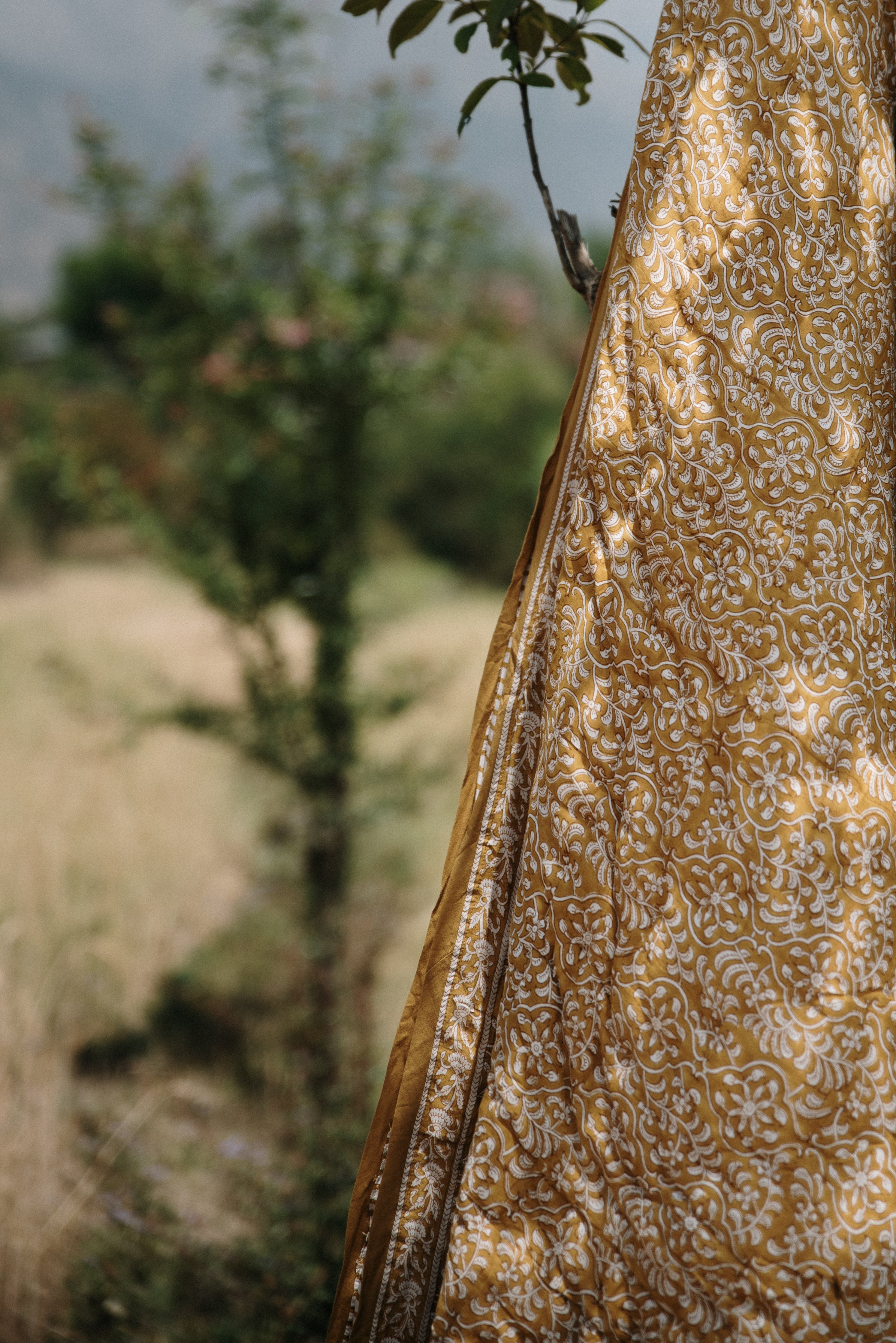 Zaal Block Printed Quilt