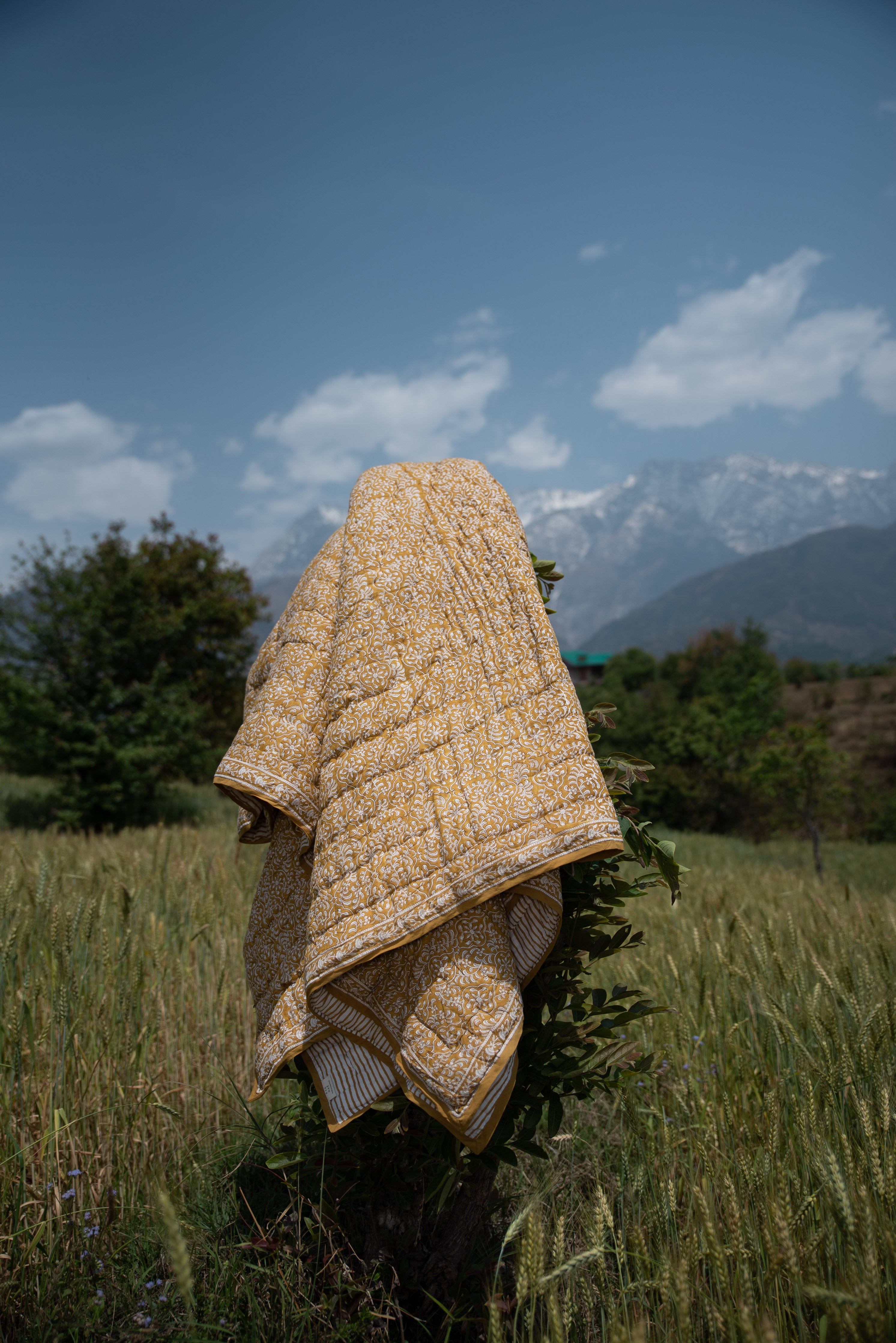 Zaal Block Printed Quilt