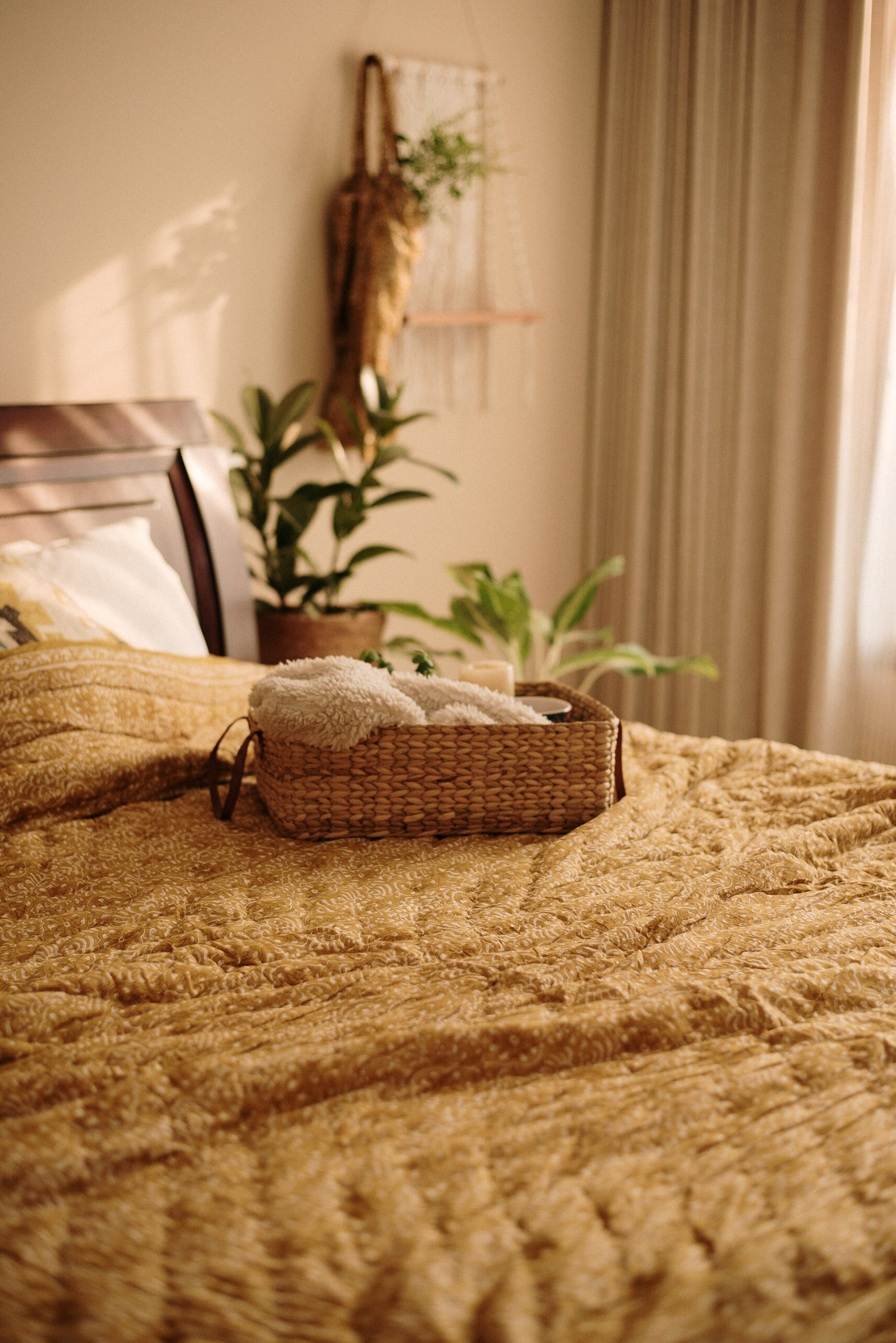 Zaal Block Printed Quilt